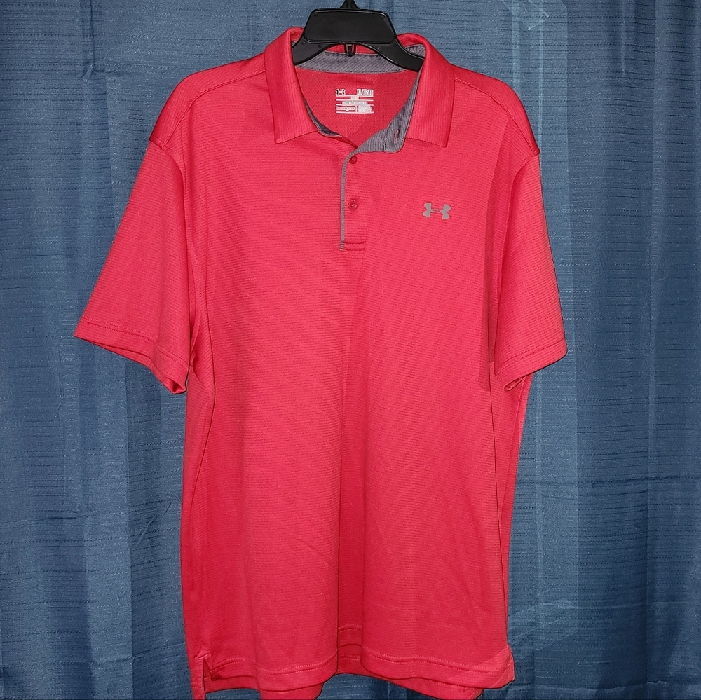 Under Armour Red Polo Shirt - Picture 3 of 5